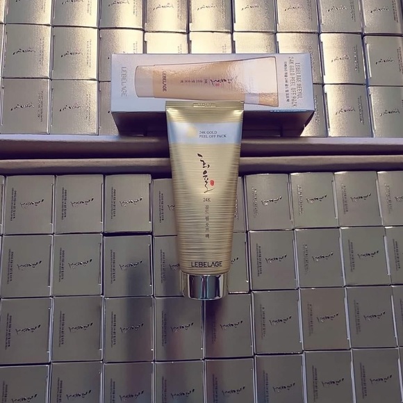 LEBELAGE HEEYUL 24K GOLD PEEL OFF PACK 150ML SKINCARE PORE CLEAN WRINKLES - Picture 3 of 5